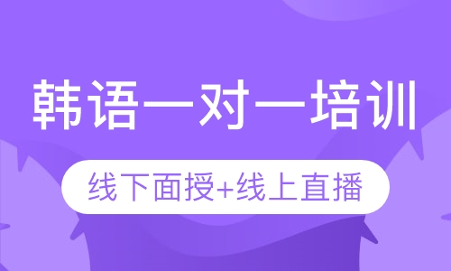 韩语一对一培训