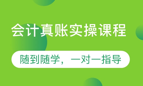 会计真账实操课程
