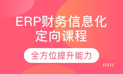 ERP财务信息化定向课程