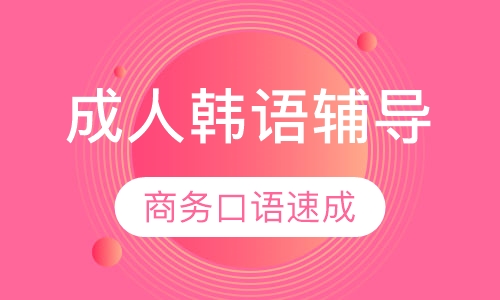 成人韩语商务口语速成一对一