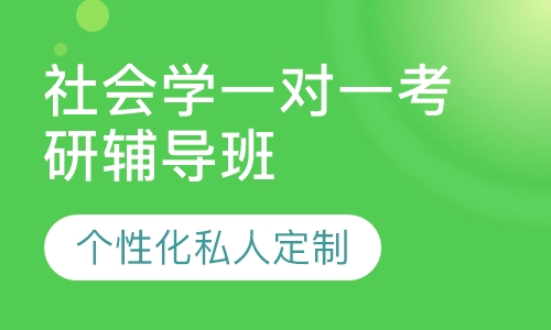 直播课社会学一对一考研辅导班