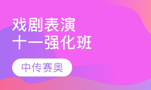 戏剧表演十一强化班