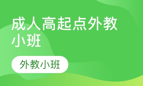 成人高起点外教小班