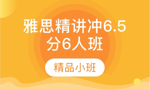 雅思精讲冲6.5分6人班