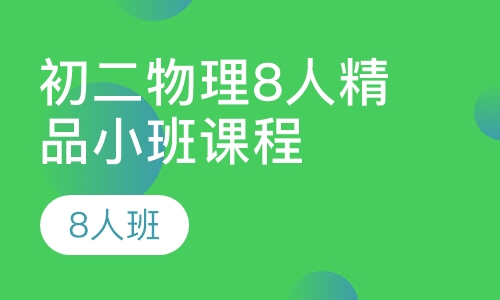 初二物理8人精品小班课程