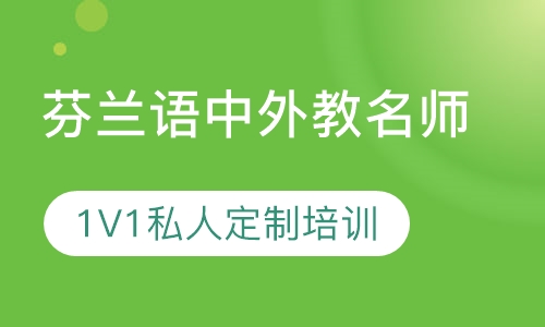芬兰语中外教名师1V1私人定制培训