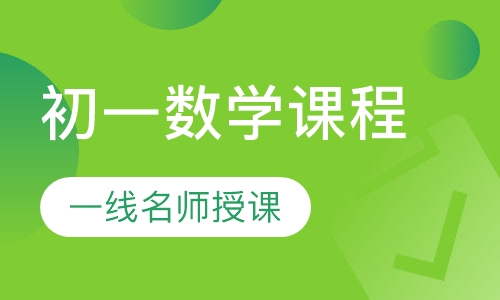 初一数学课程