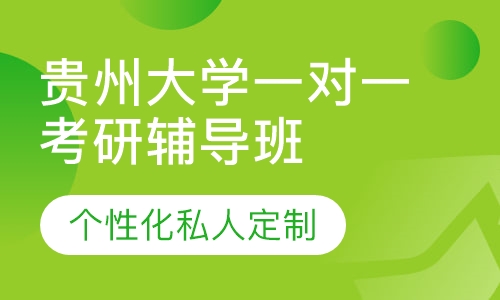直播课贵州大学一对一考研辅导班