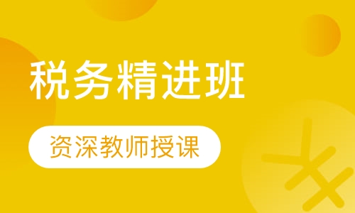 税务精进班