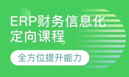ERP财务信息化定向课程
