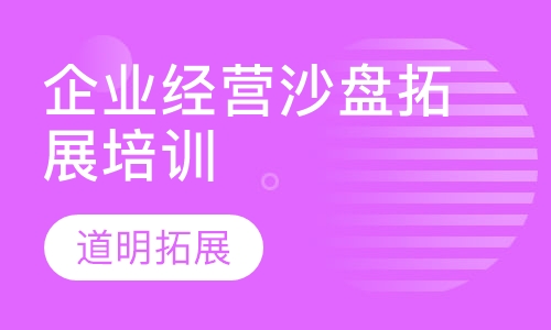 企业经营沙盘拓展培训