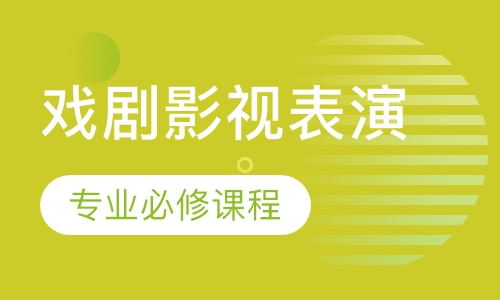 戏剧影视表演 专业必修课程