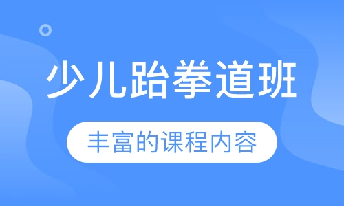 少儿跆拳道班