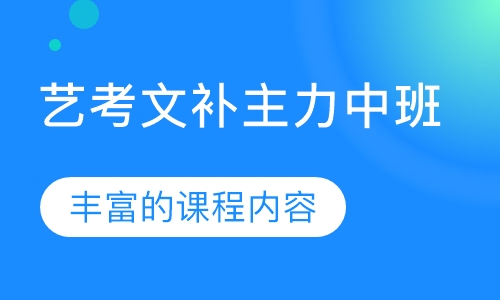 艺考文补主力中班