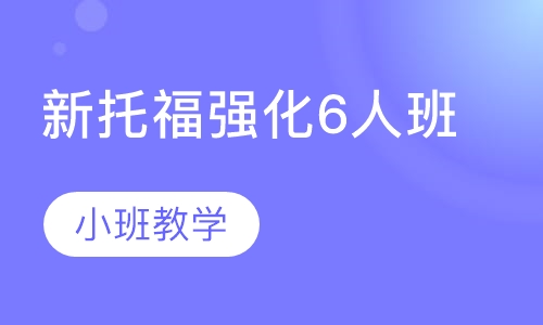 新托福强化6人班
