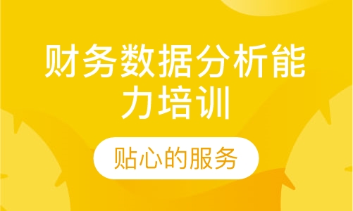 财务数据分析能力培训