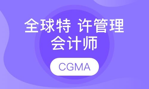 CGMA（全球特 许管理会计师）