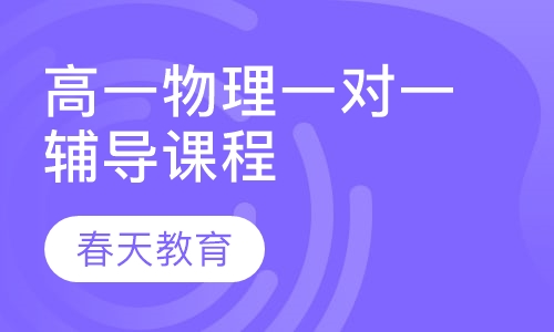 高一物理一对一辅导课程