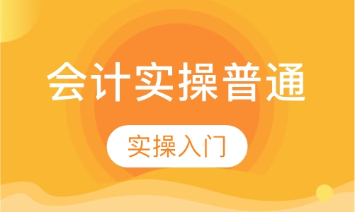 会计实操普通（低价）班