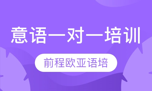 意大利语一对一培训