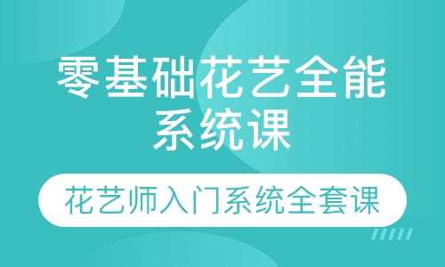 零基础花艺系统课