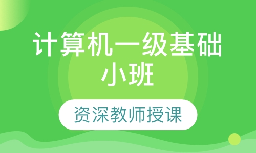 计算机一级办公软件基础小班