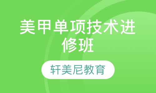 单项美甲技术进修班