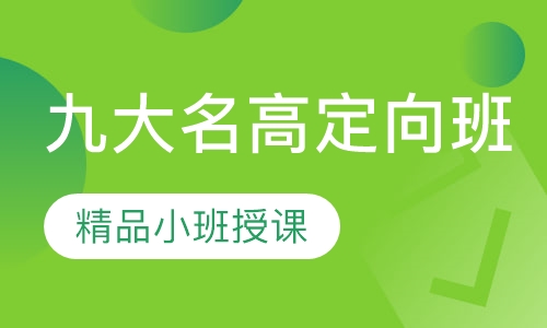 九大名高定向班