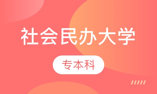 专本科社会民办大学