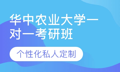直播课华中农业大学一对一考研辅导班