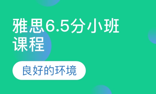 雅思6.5分小班课程