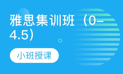 雅思集训班（0-4.5）
