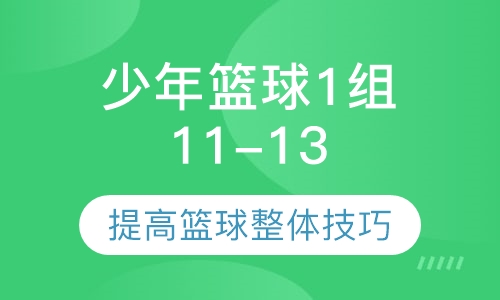 少年篮球1组（11-13）