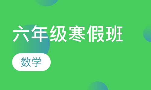六年级数学寒假班