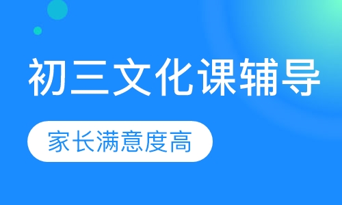 初三文化课辅导