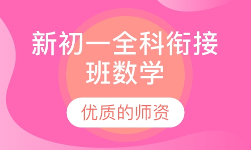 新初一全科衔接班数学