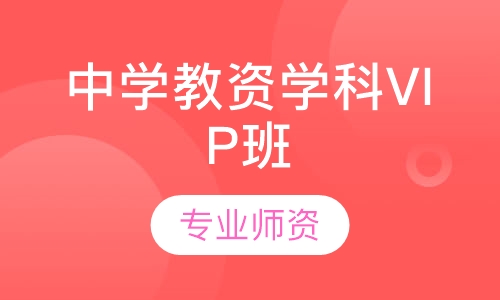 中学教资学科VIP班