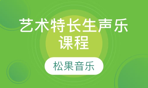 艺术特长生声乐课程