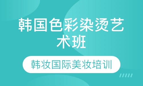 韩国色彩染烫艺术班