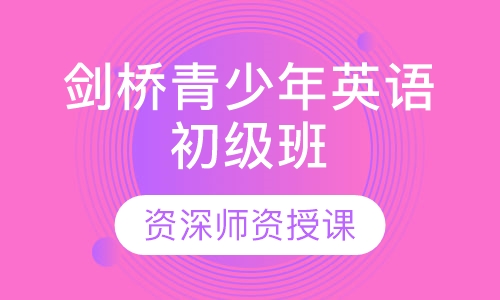 剑桥青少年英语初级班