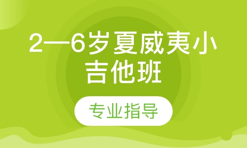 2—6岁夏威夷小吉他班