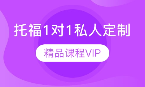 托福1对1私人定制 精品课程VIP