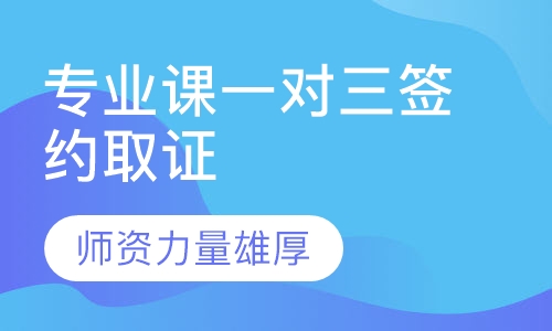 专业课一对三签约取证