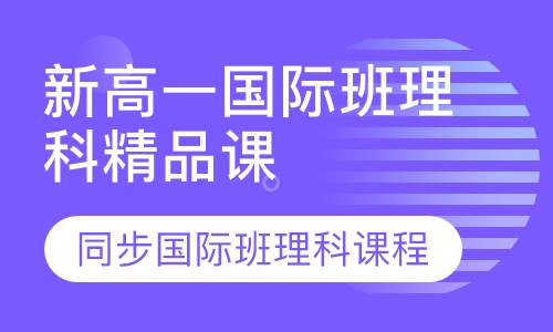 新高一国际班理科精品课