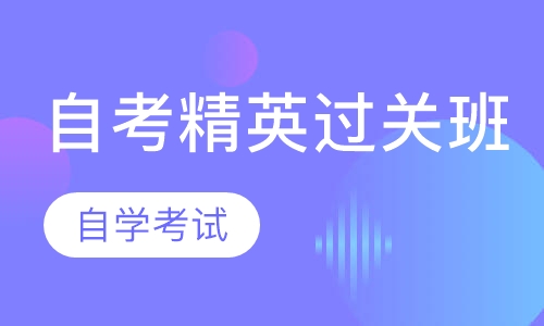 自考精英过关班