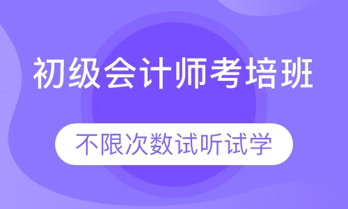 录播课+直播课初级会计师考前培训班