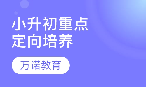 小升初重点初中定向培养