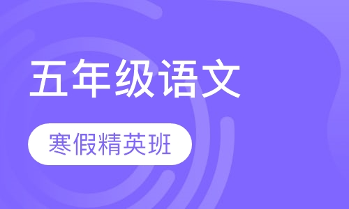 五年级语文寒假班