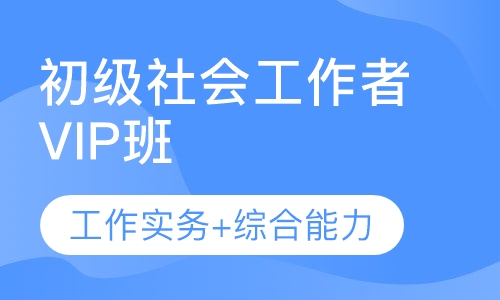 初级社会工作者全科VIP班