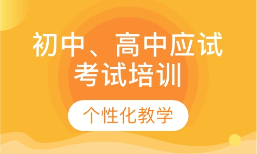 初中、高中应试考试培训